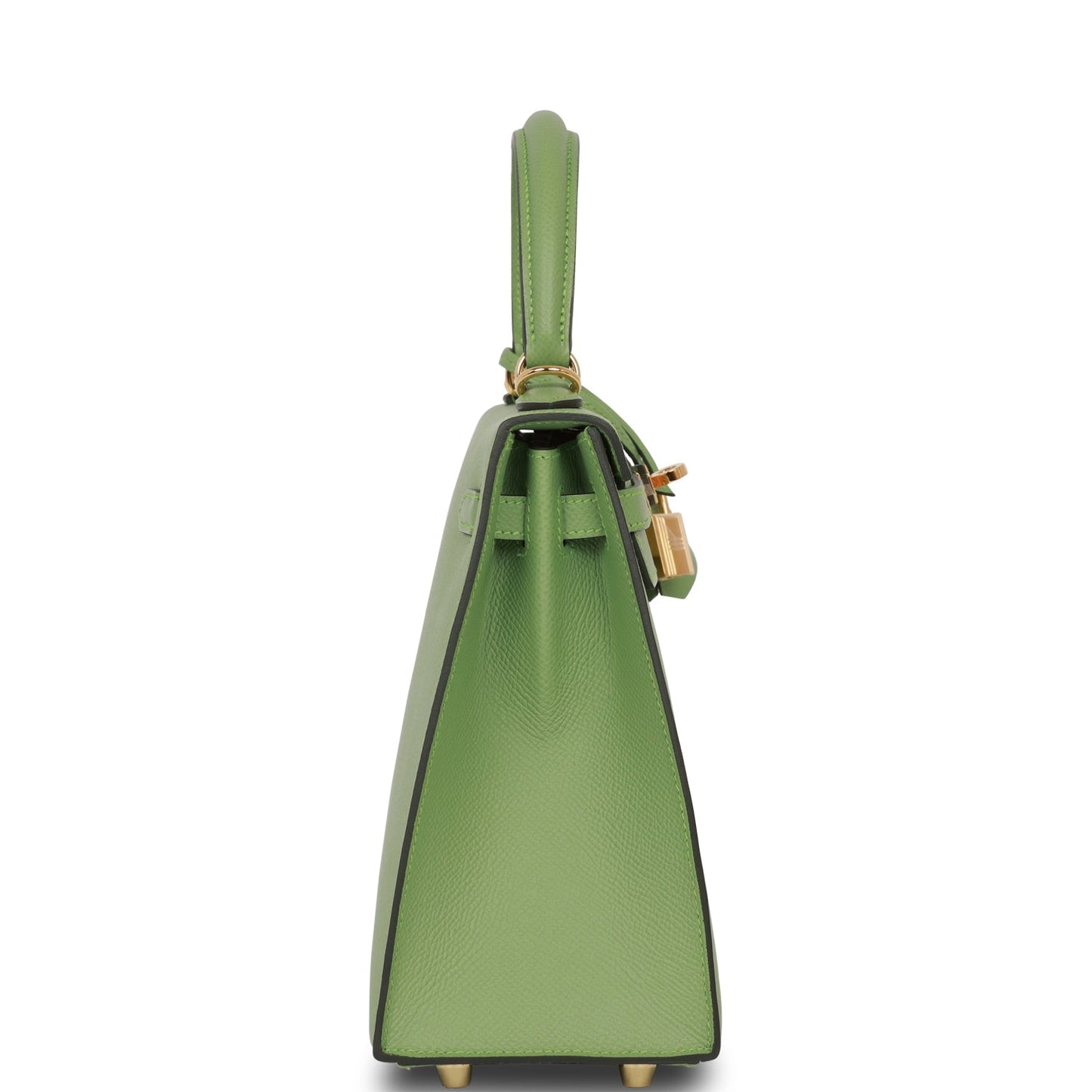 Hermes Kelly 25 Sellier Vert Criquet Epsom Gold Hardware