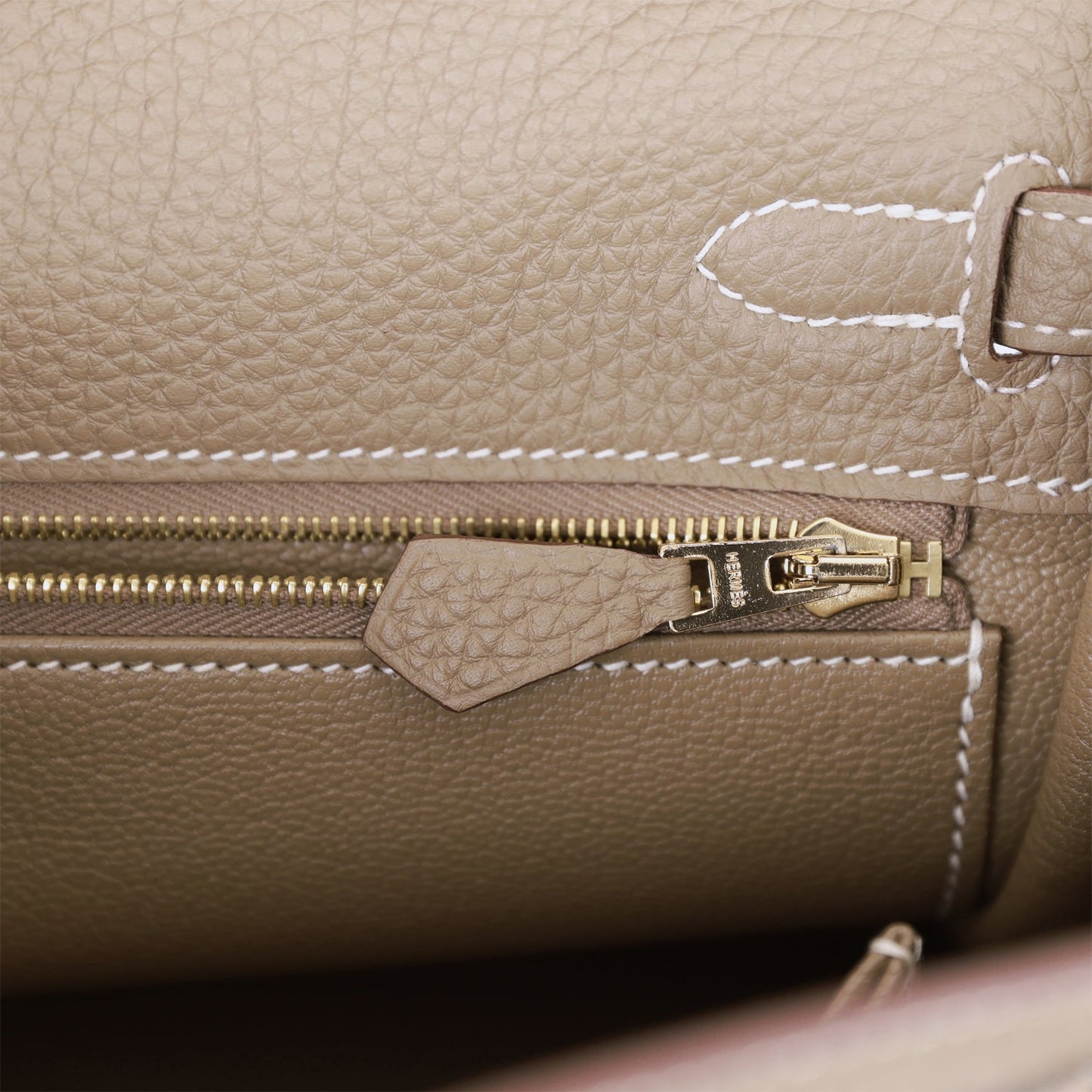 Hermes Kelly 25 Retourne Etoupe Togo Gold Hardware
