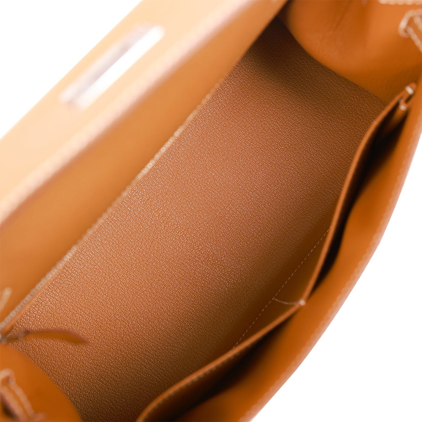 Hermes Kelly 28 Sellier Gold Epsom Palladium Hardware