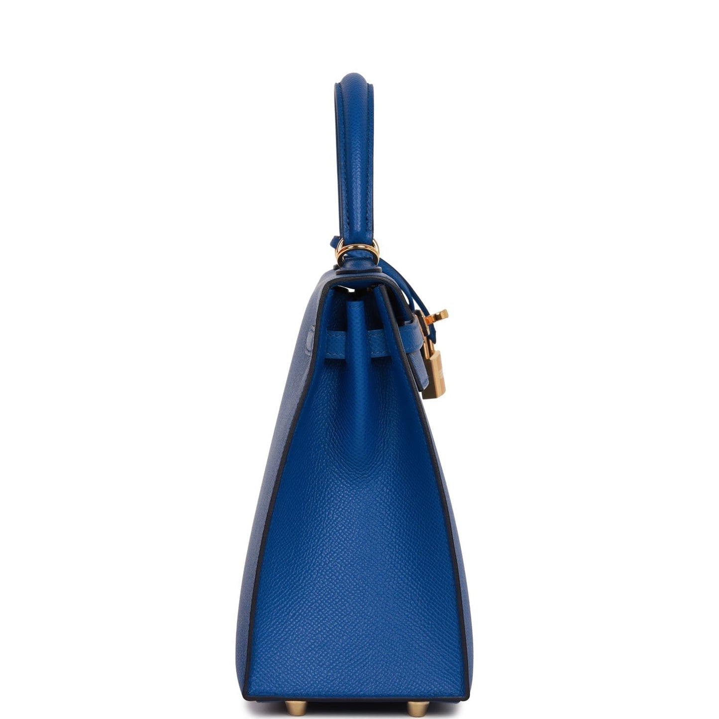 Hermes Kelly 25 Sellier Bleu France Epsom Gold Hardware