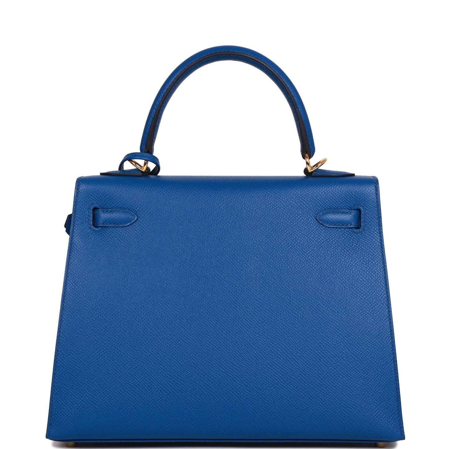 Hermes Kelly 25 Sellier Bleu France Epsom Gold Hardware