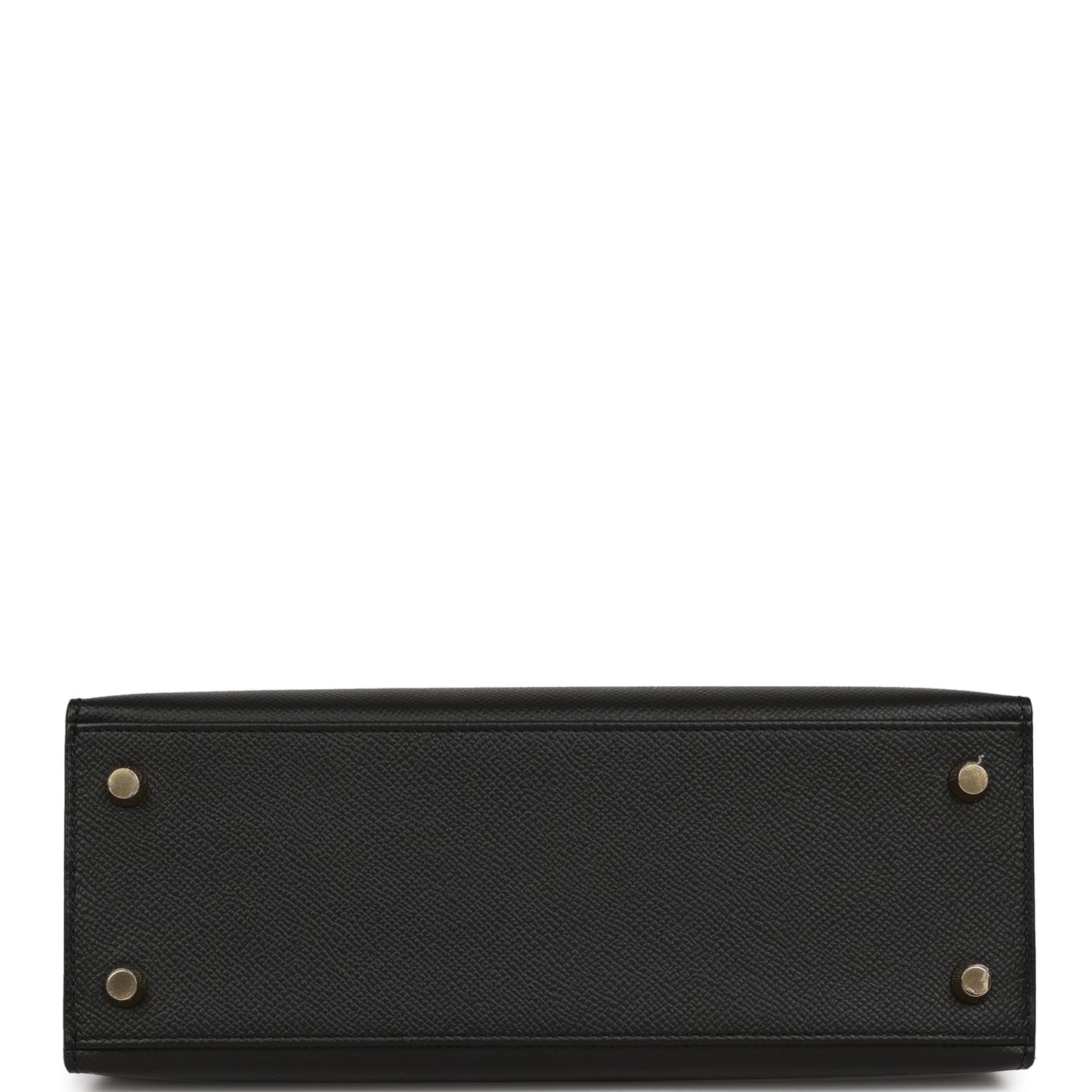 Hermes Kelly 25 Sellier Black Epsom Gold Hardware