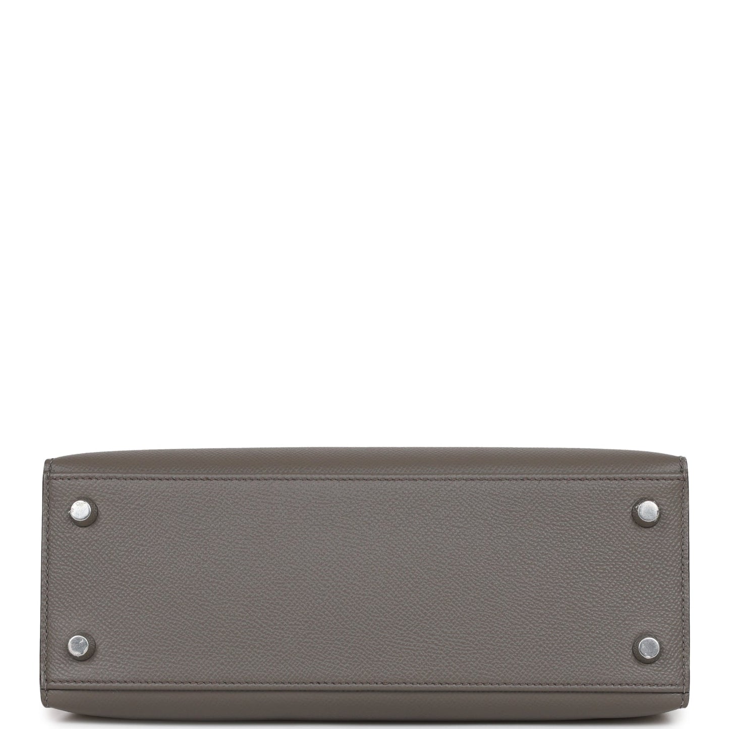 Hermes Kelly 25 Sellier Gris Meyer Epsom Palladium Hardware