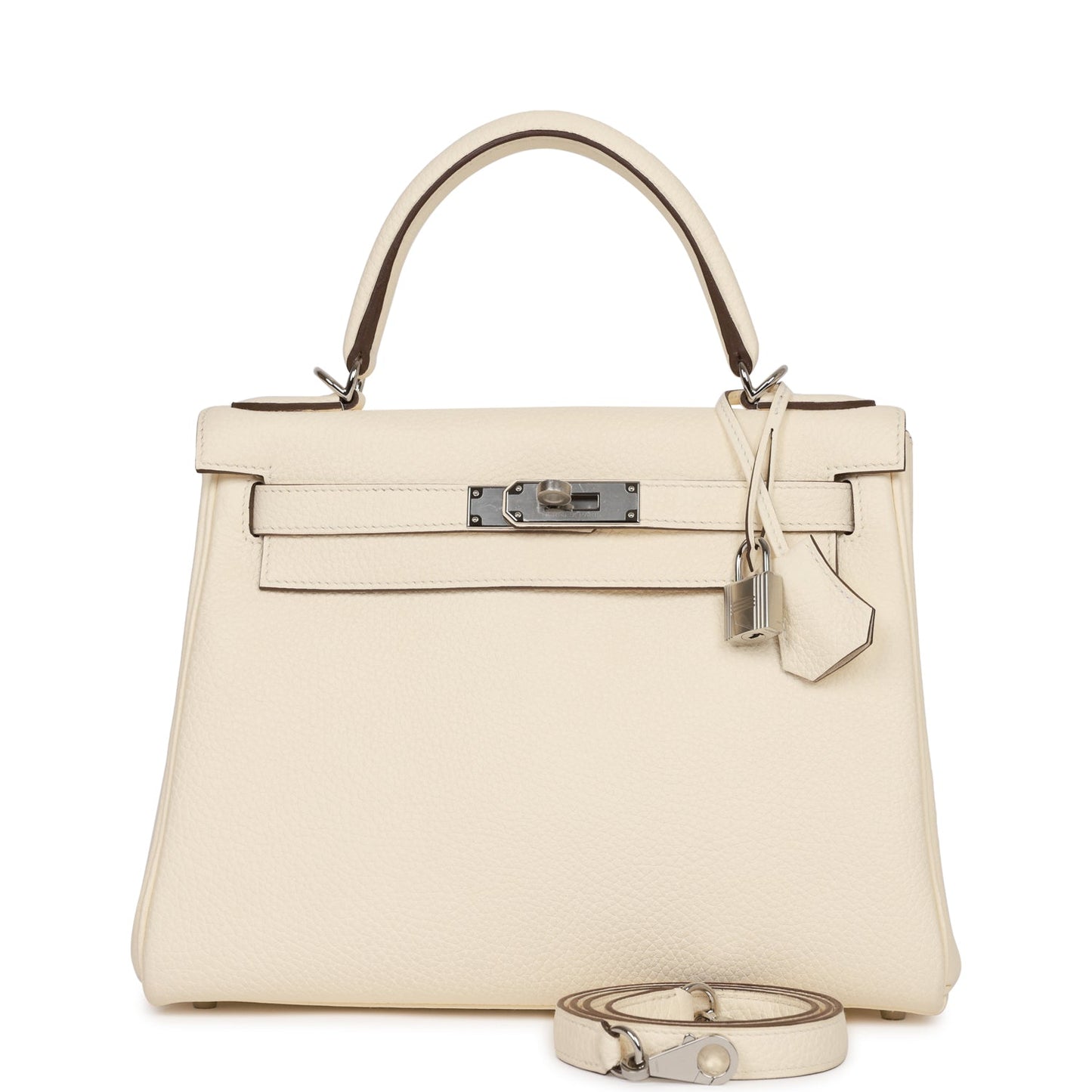 Hermes Kelly 28 Retourne Nata Clemence Palladium Hardware