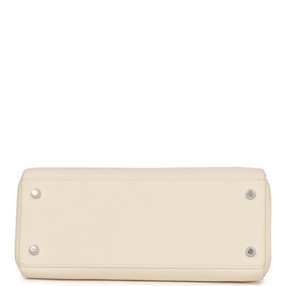 Hermes Kelly 28 Retourne Nata Clemence Palladium Hardware