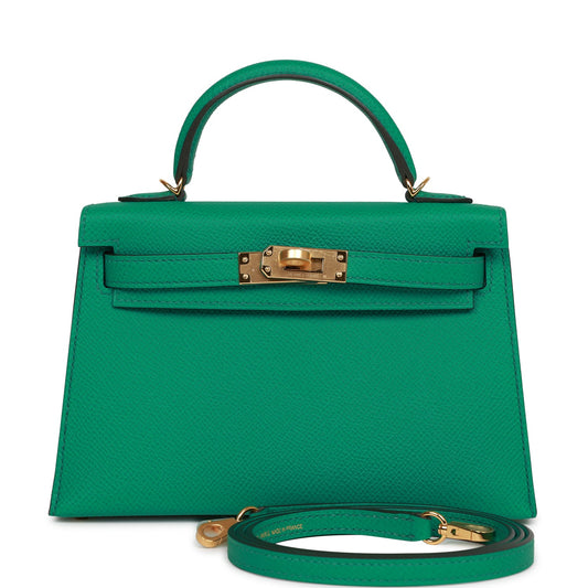Hermes Kelly 20 Sellier Vert Jade Epsom Gold Hardware Payment 4