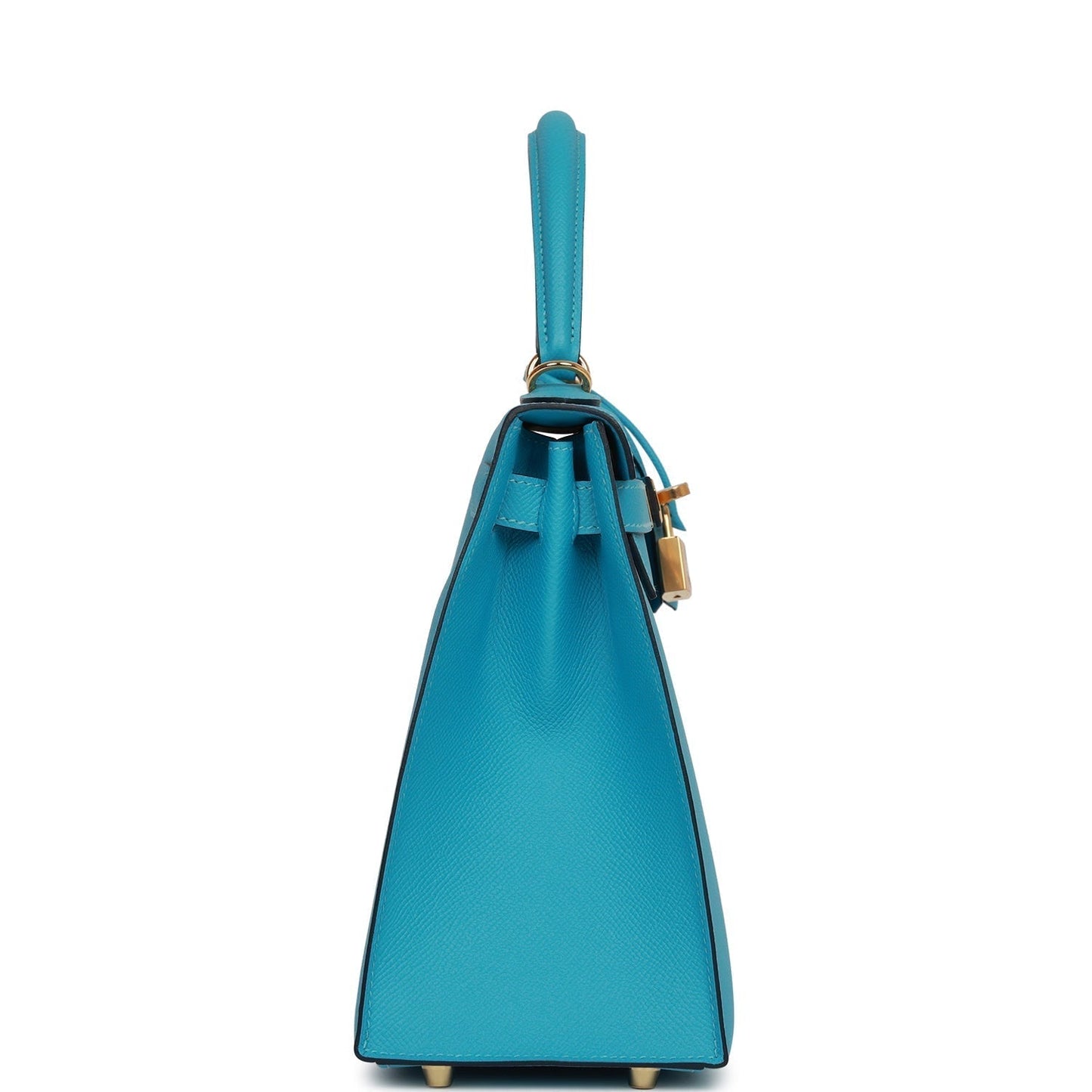 Hermes Kelly 28 Sellier Bleu du Nord Epsom Gold Hardware