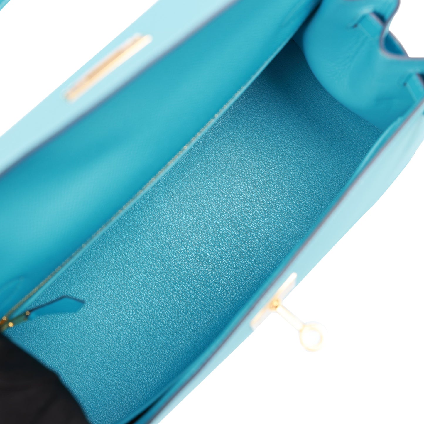 Hermes Kelly 28 Sellier Bleu du Nord Epsom Gold Hardware