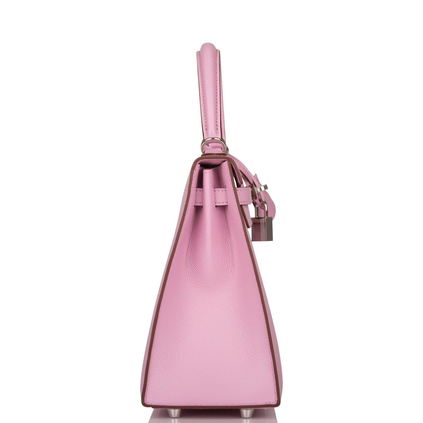 Hermes Kelly 25 Sellier Mauve Sylvestre Epsom Palladium Hardware