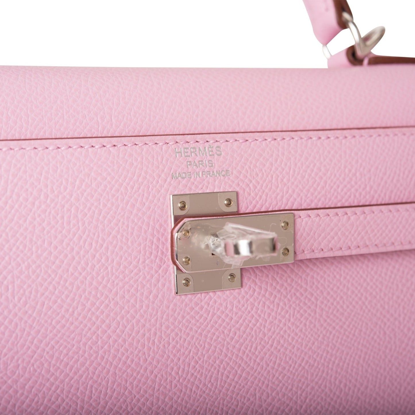 Hermes Kelly 25 Sellier Mauve Sylvestre Epsom Palladium Hardware