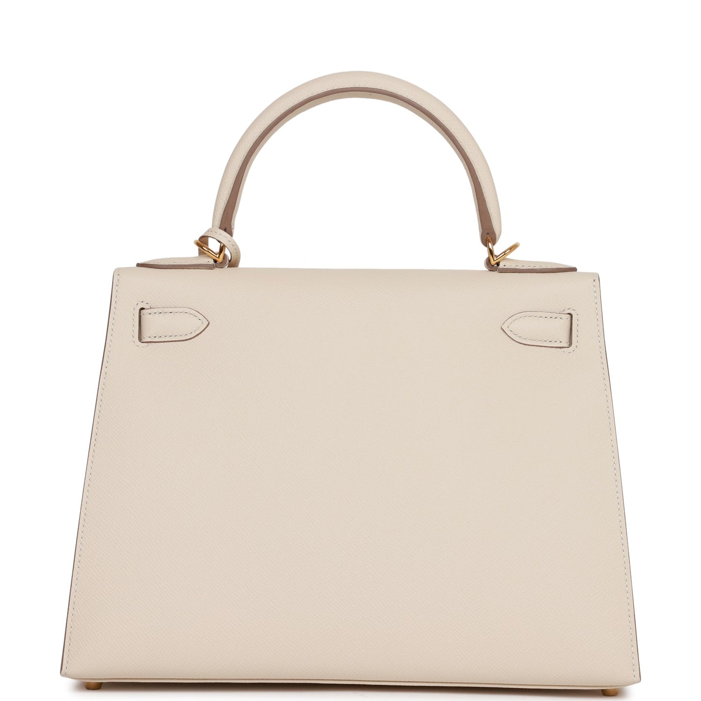 Hermes Kelly 28 Sellier Craie Epsom Gold Hardware
