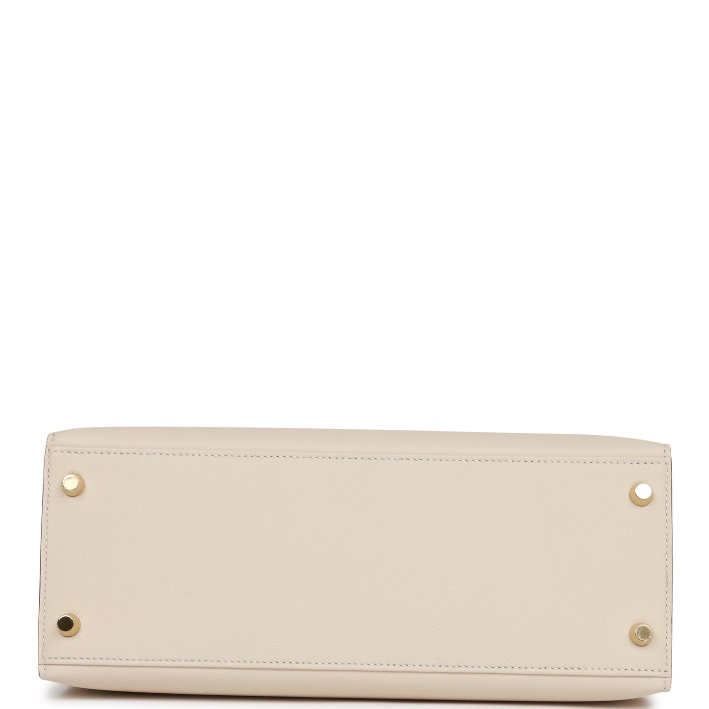 Hermes Kelly 28 Sellier Craie Epsom Gold Hardware