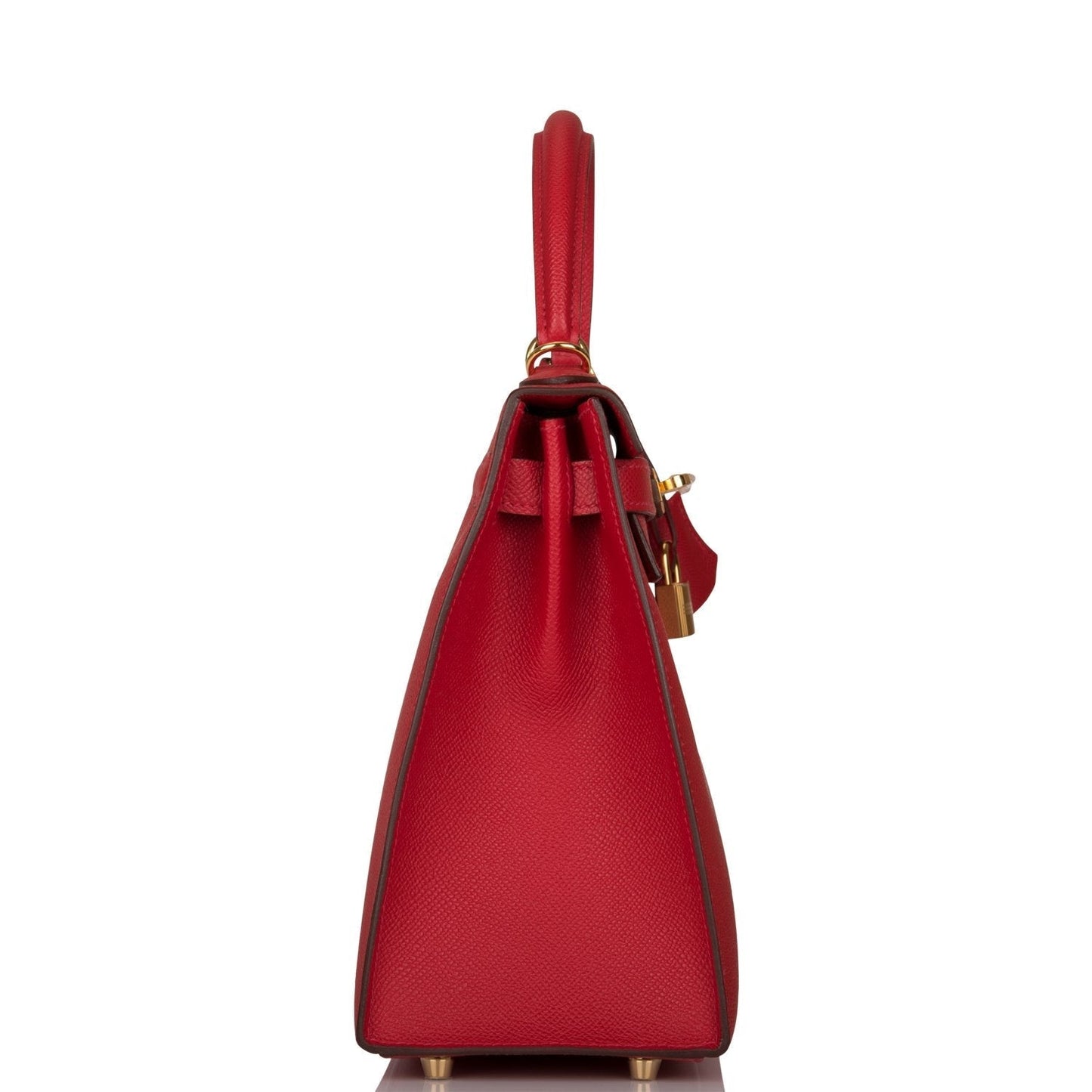 Hermes Kelly 28 Sellier Rouge Casaque Epsom Gold Hardware