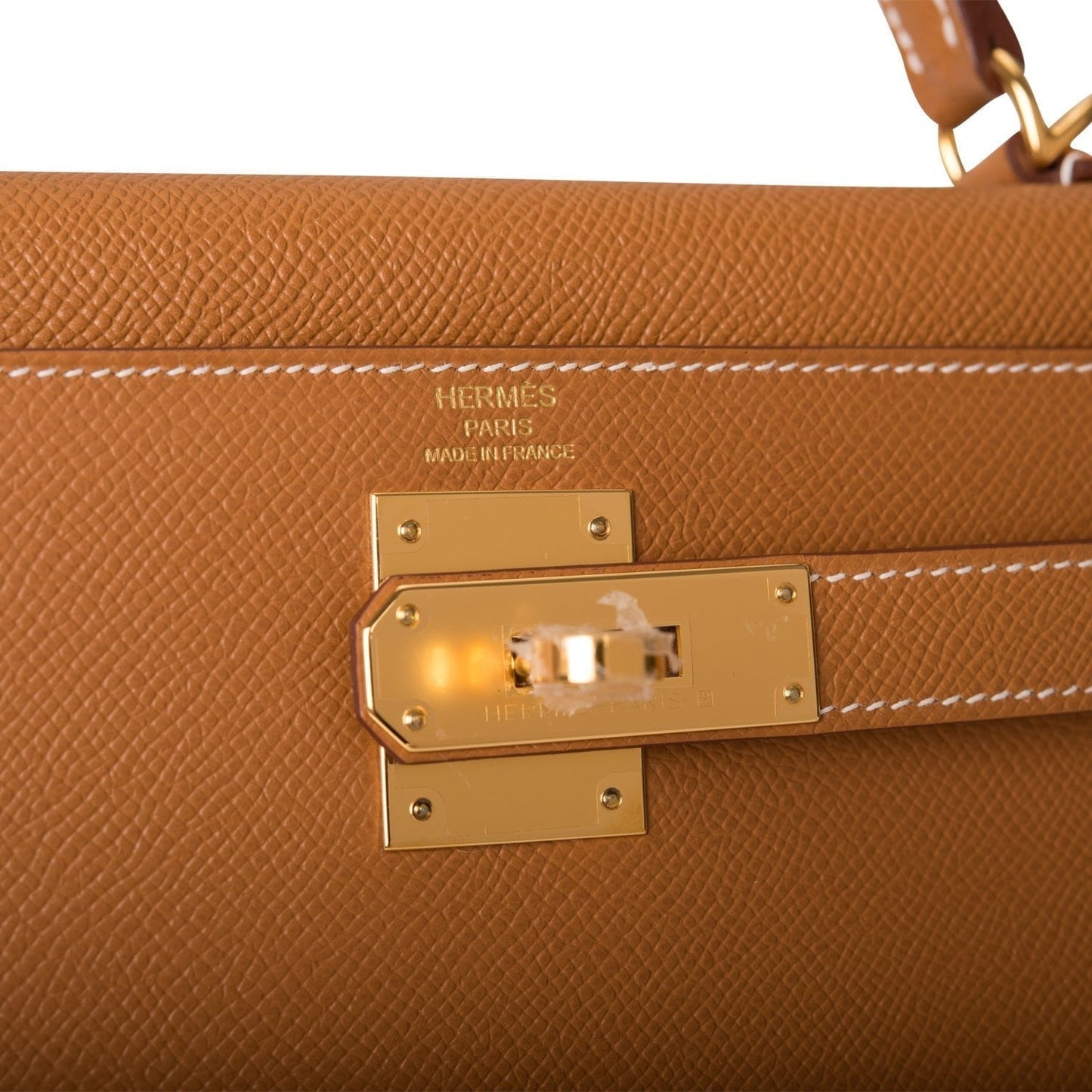 Hermes Kelly 28 Sellier Gold Epsom Gold Hardware