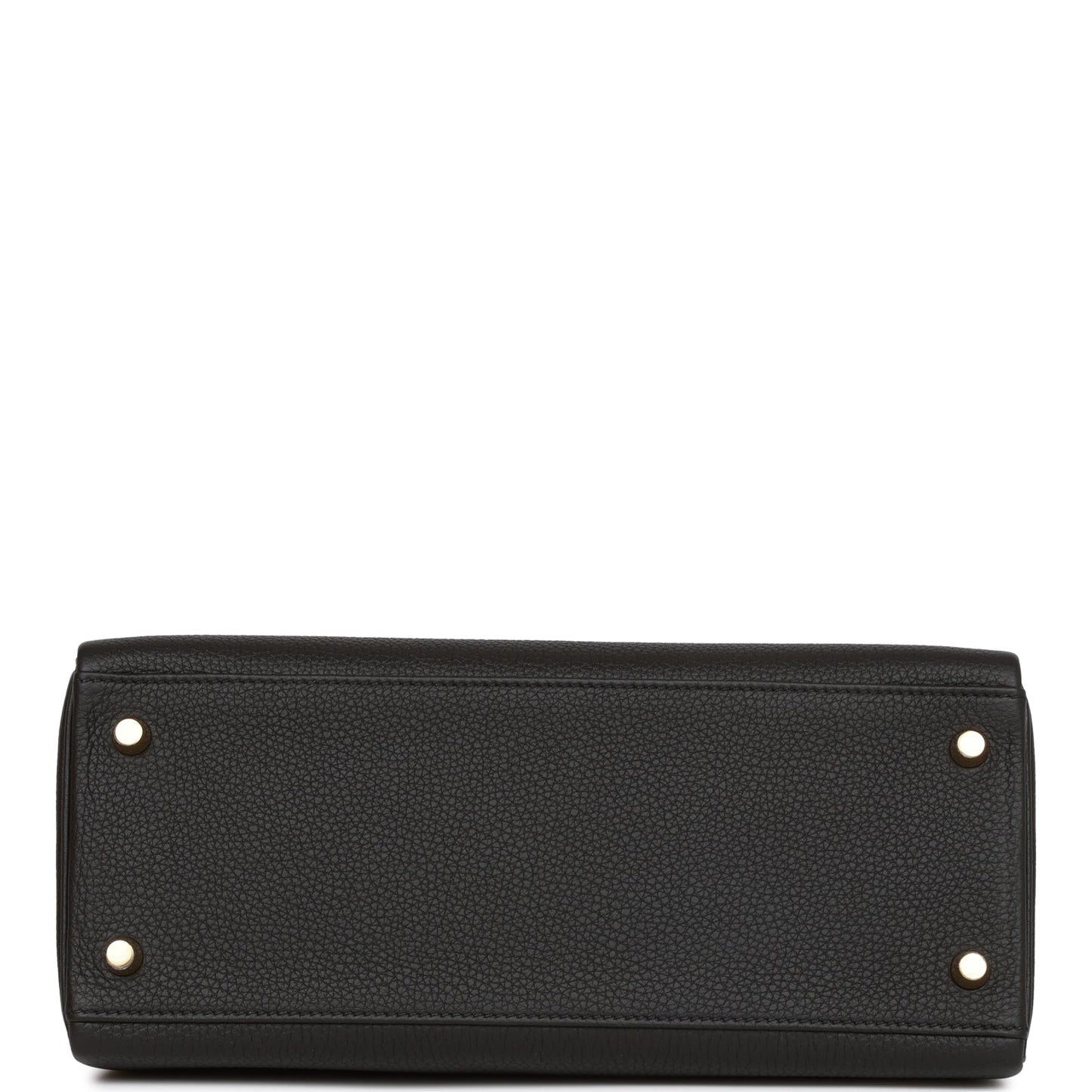 Hermes Kelly 28 Retourne Black Togo Gold Hardware