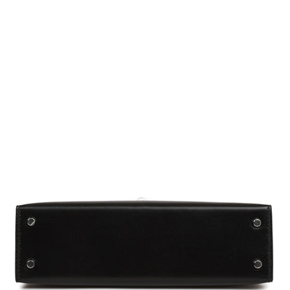 Hermes Kelly 20 Sellier Black Box Palladium Hardware