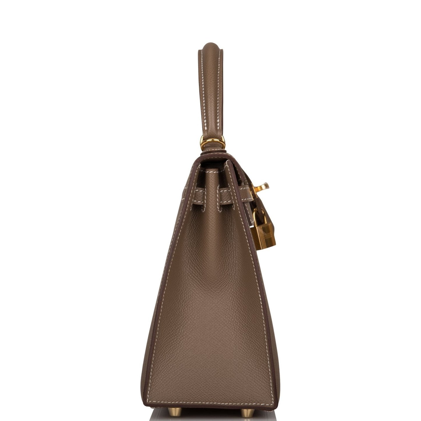 Hermes Kelly 25 Sellier Etoupe Epsom Gold Hardware