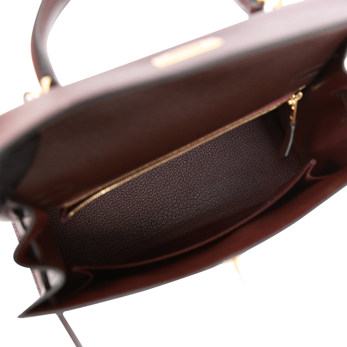 Hermes Kelly 25 Sellier Rouge Sellier Epsom Gold Hardware