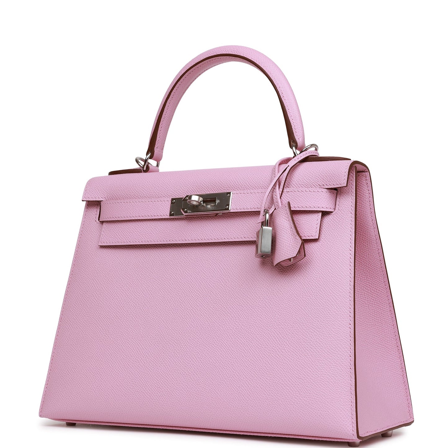 Hermes Kelly 28 Sellier Mauve Sylvestre Epsom Palladium Hardware