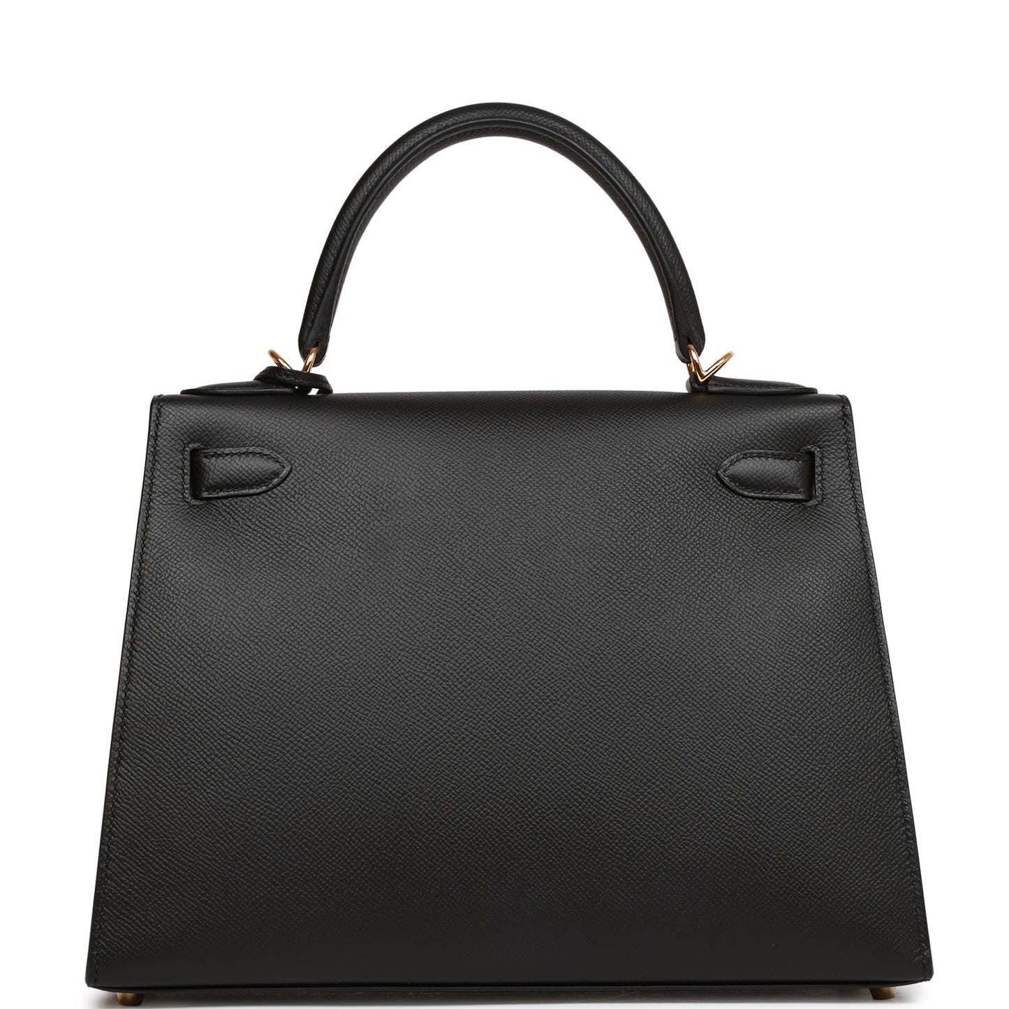 Hermes Kelly 28 Sellier Black Epsom Gold Hardware
