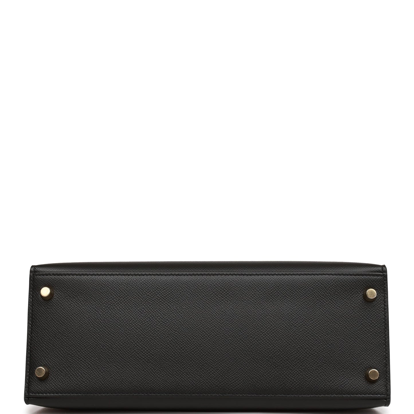 Hermes Kelly 28 Sellier Black Epsom Gold Hardware