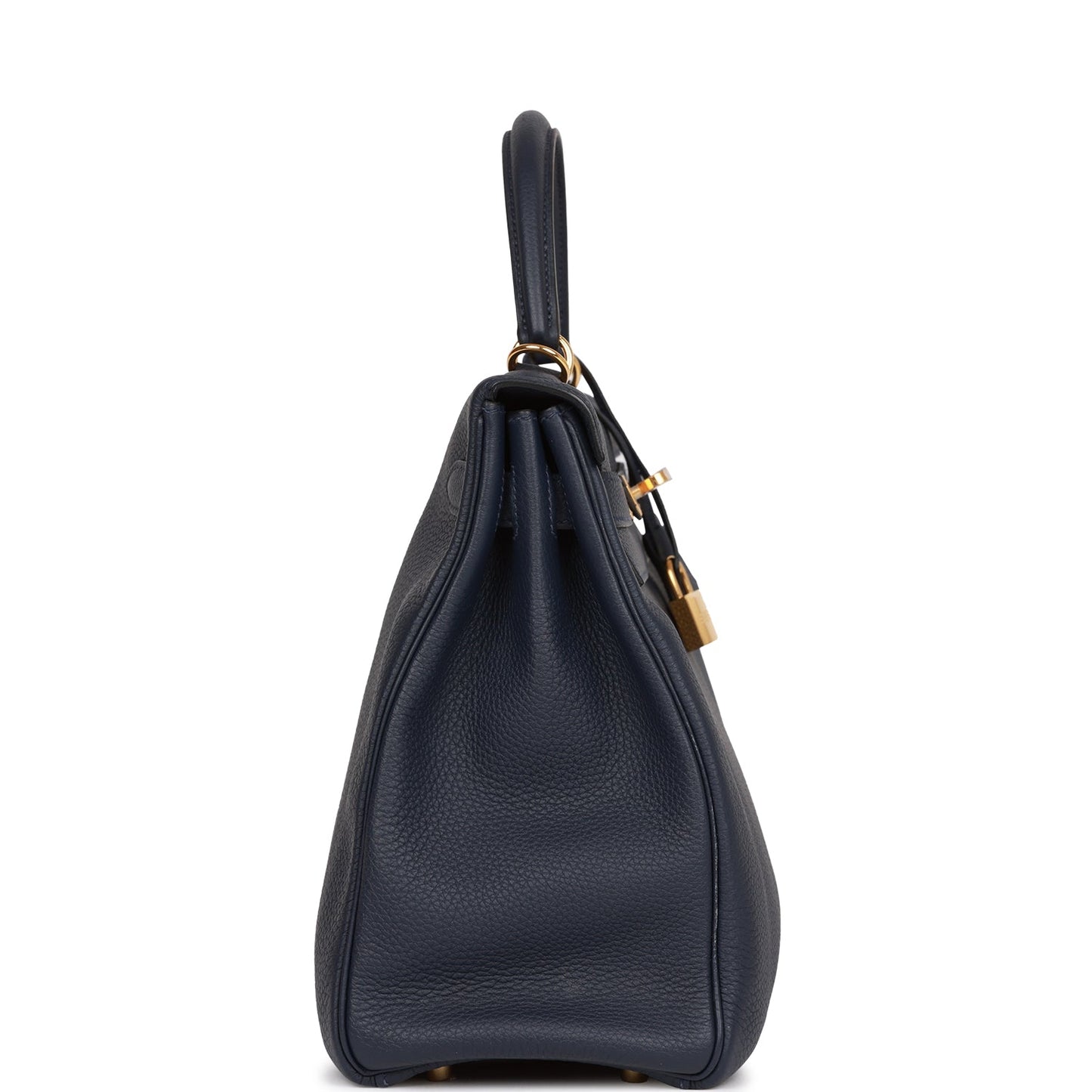 Hermes Kelly 32 Retourne Bleu Nuit Togo Gold Hardware
