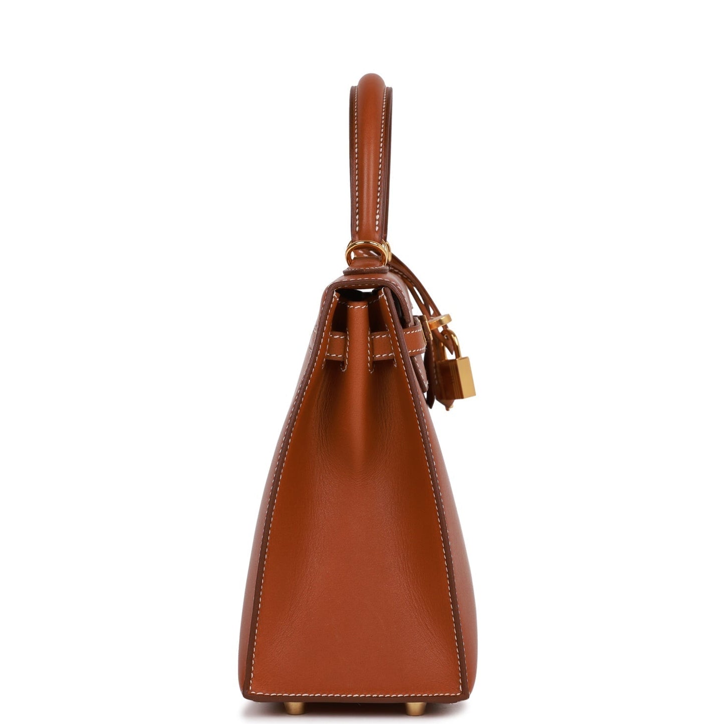 Hermes Kelly 25 Sellier Fauve Barenia Gold Hardware