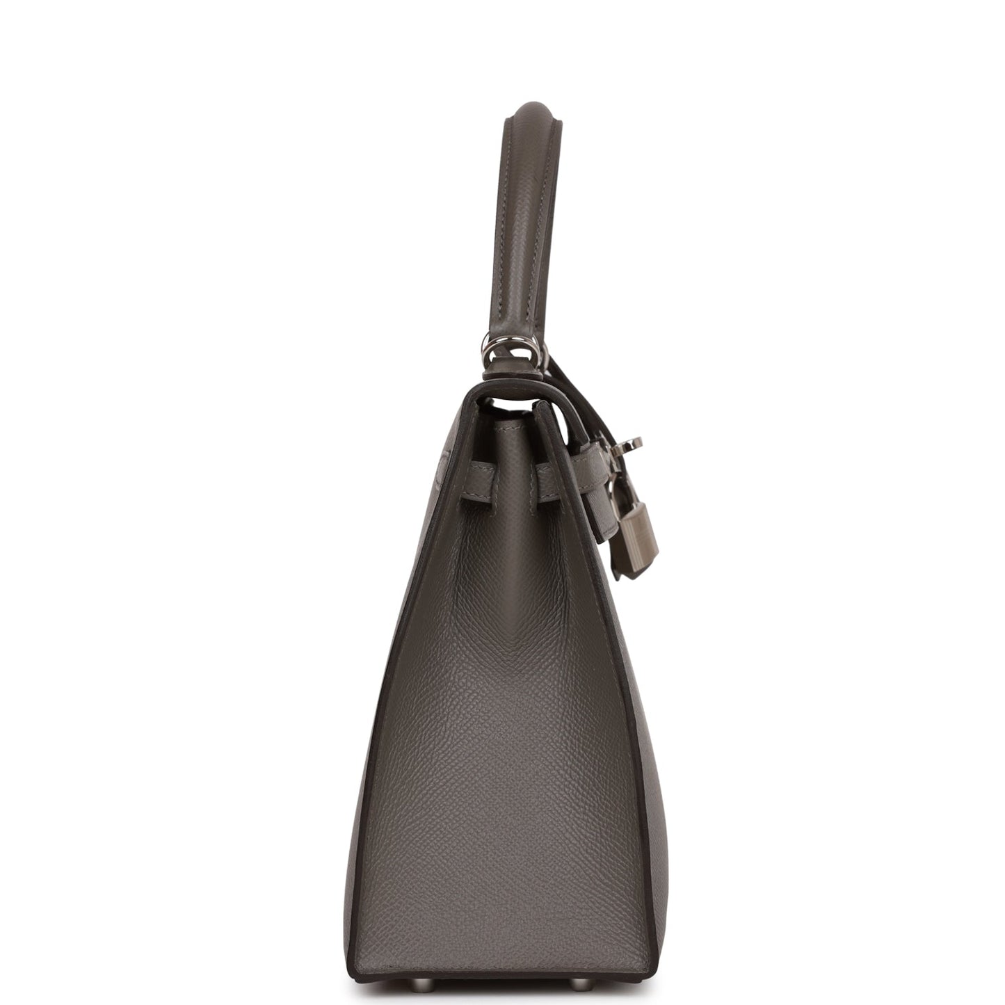 Hermes Kelly 25 Sellier Gris Meyer Epsom Palladium Hardware