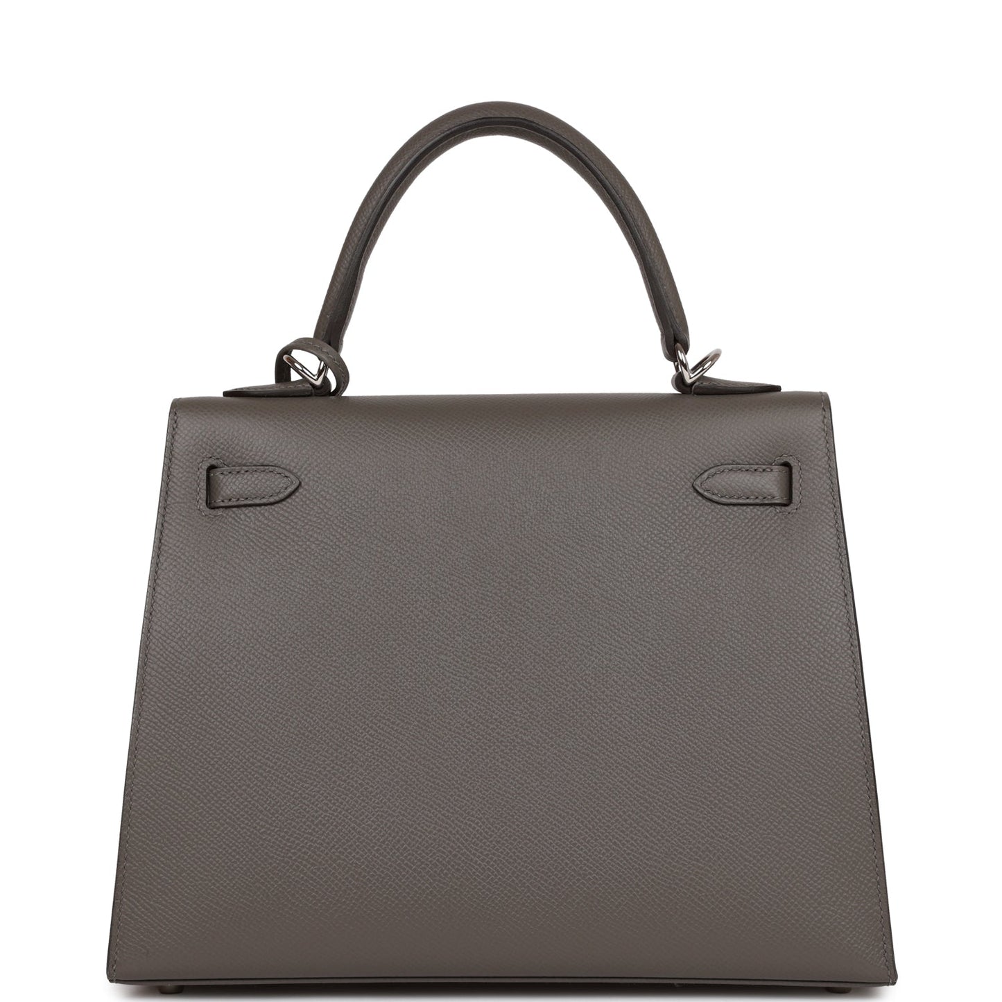Hermes Kelly 25 Sellier Gris Meyer Epsom Palladium Hardware