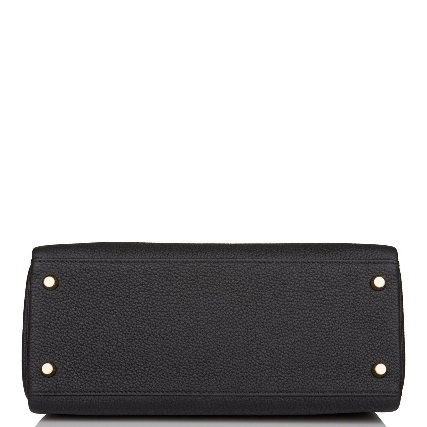 Hermes Kelly 28 Retourne Black Togo Gold Hardware