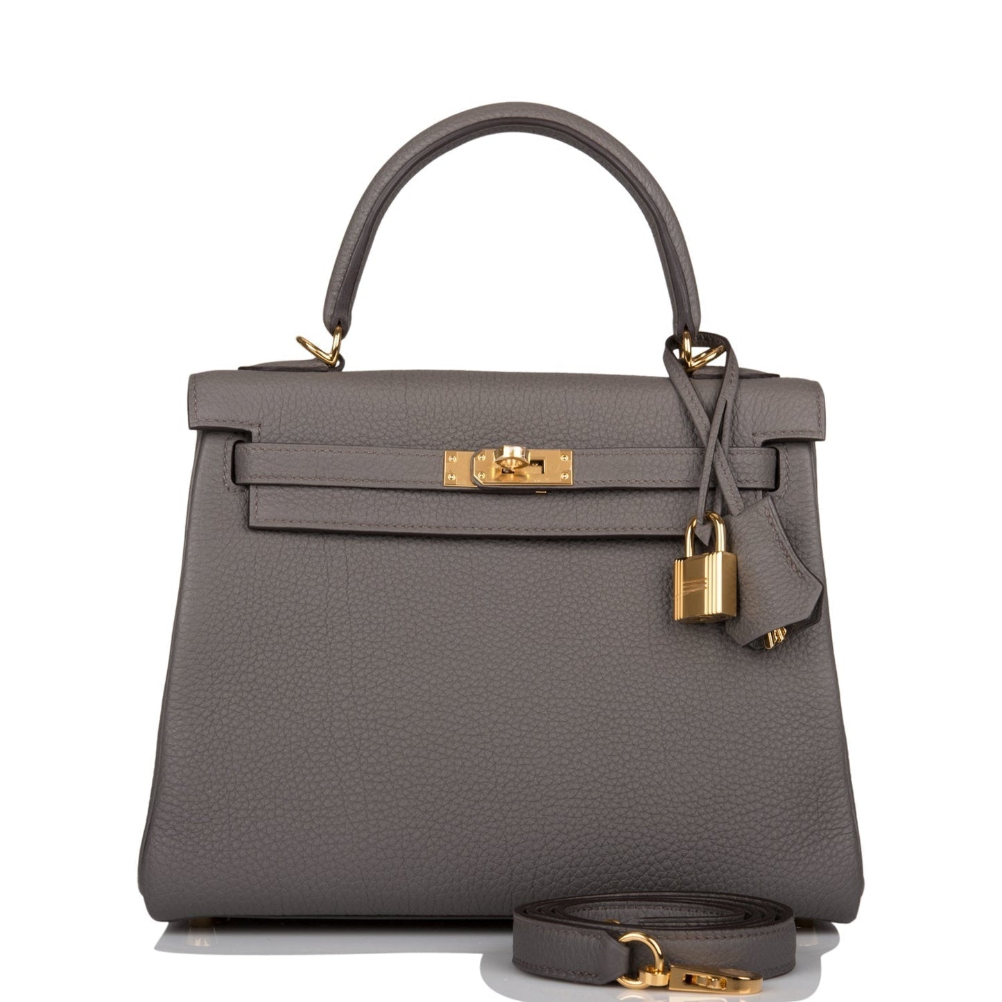 Hermes Kelly 25 Retourne Etain Togo Gold Hardware - Deposit 2 for Zl
