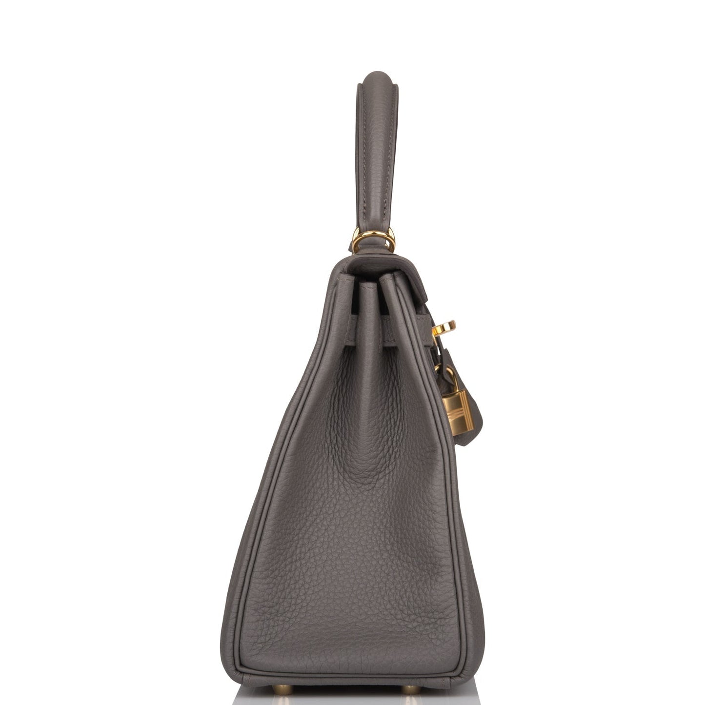 Hermes Kelly 25 Retourne Etain Togo Gold Hardware