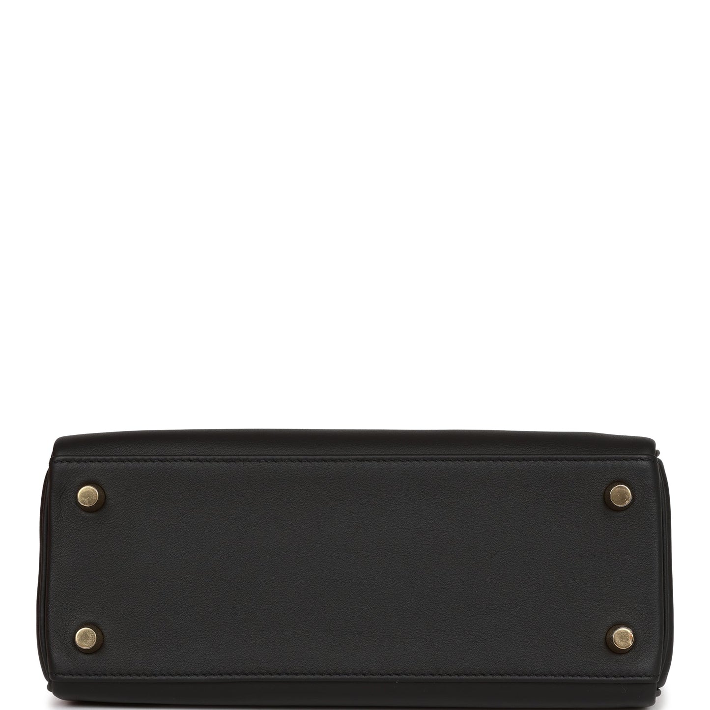 Hermes Kelly 25 Retourne Black Swift Gold Hardware