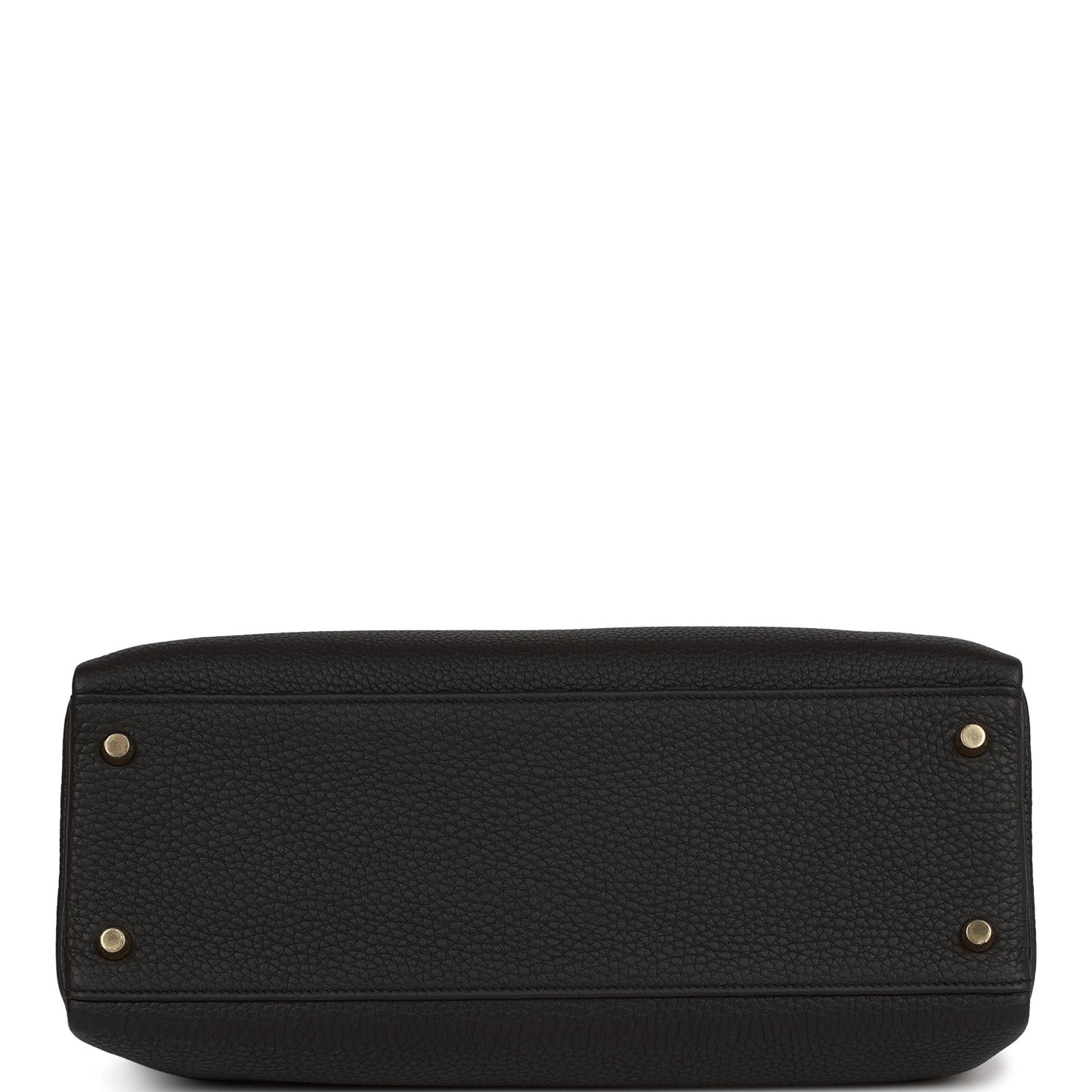 Hermes Kelly 32 Retourne Black Togo Gold Hardware