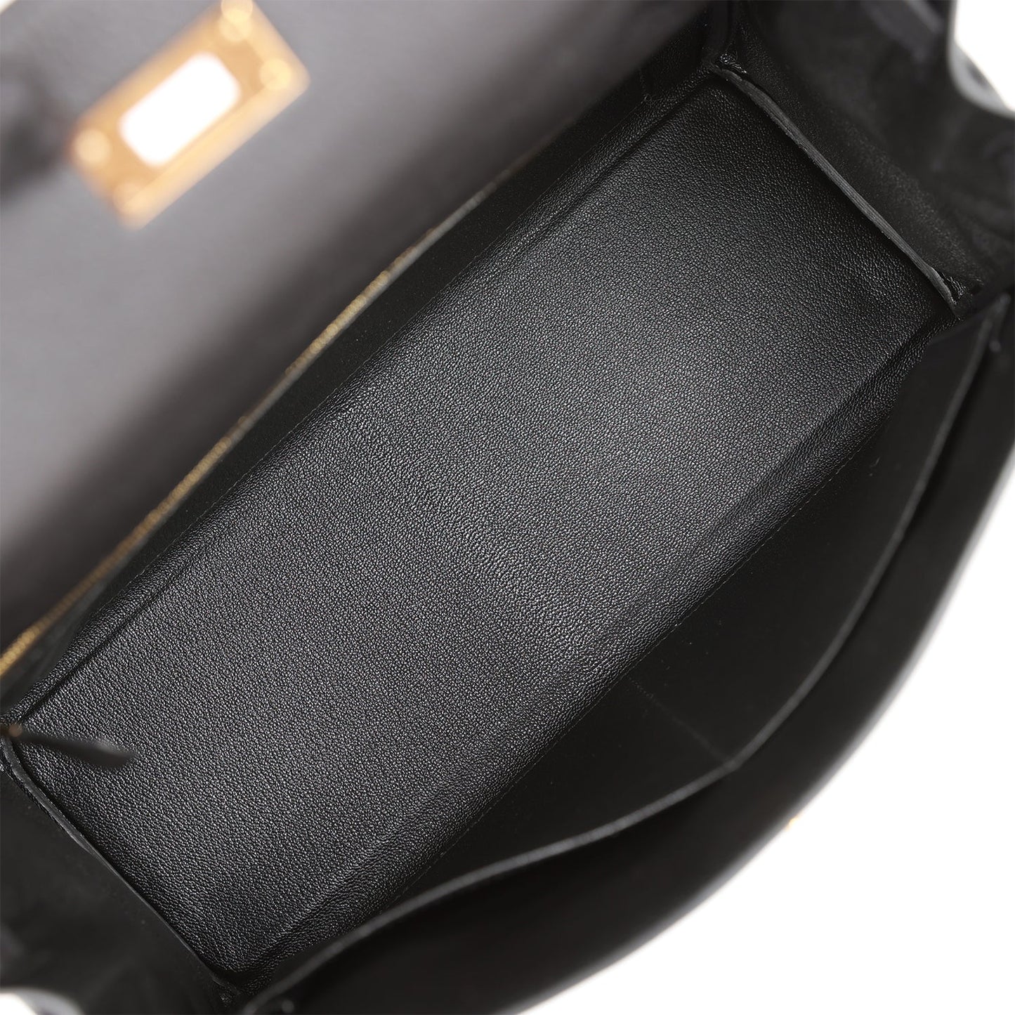 Hermes Kelly 32 Retourne Black Togo Gold Hardware