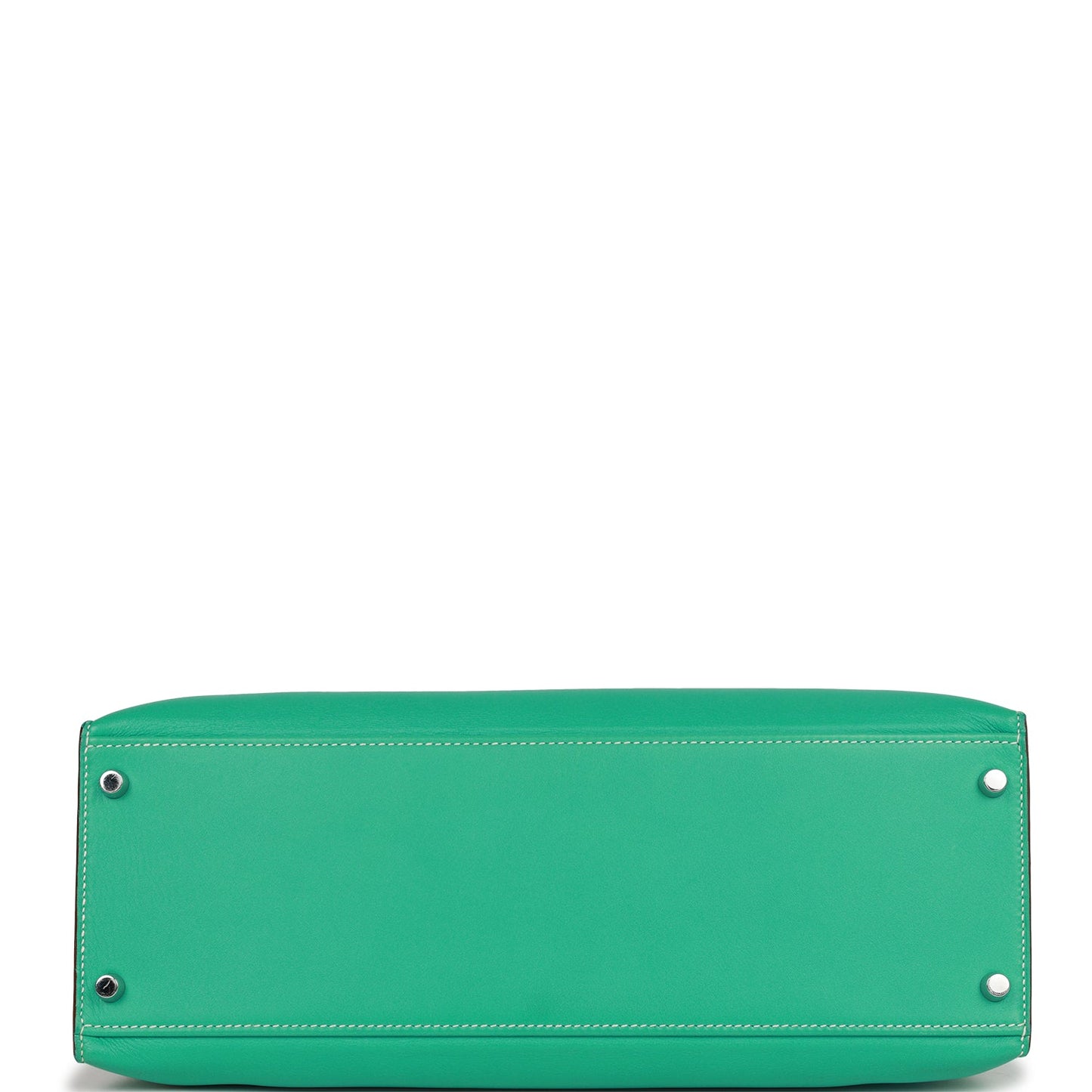 Hermes Kelly 35 Flat Lagoon Swift Palladium Hardware