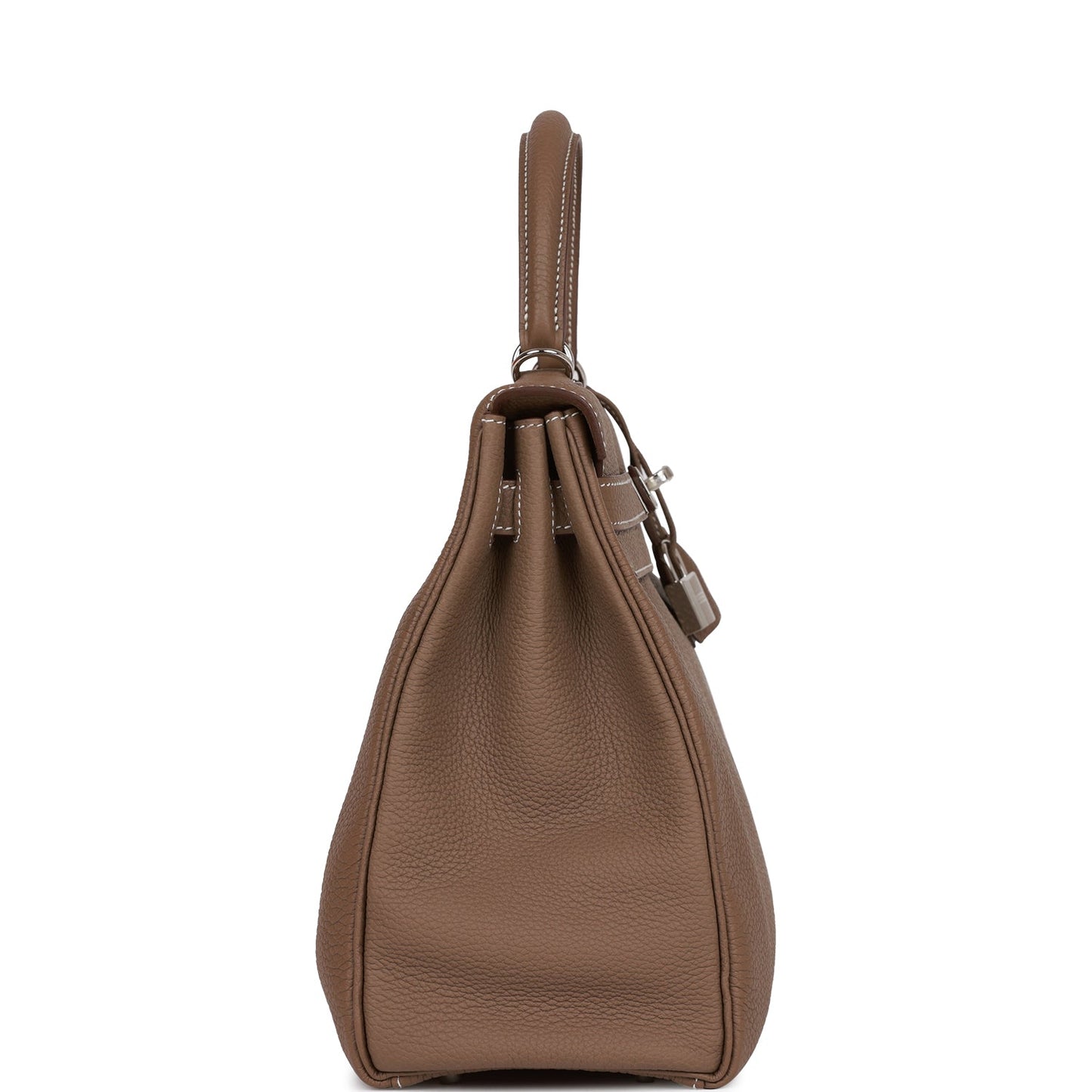 Hermes Kelly 32 Retourne Etoupe Togo Palladium Hardware