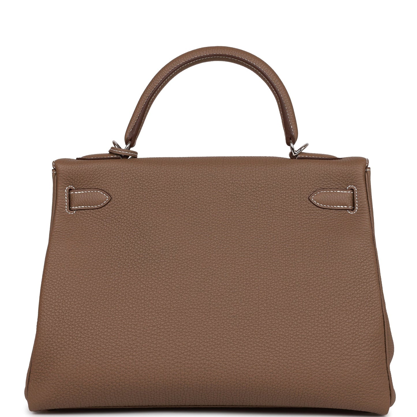 Hermes Kelly 32 Retourne Etoupe Togo Palladium Hardware
