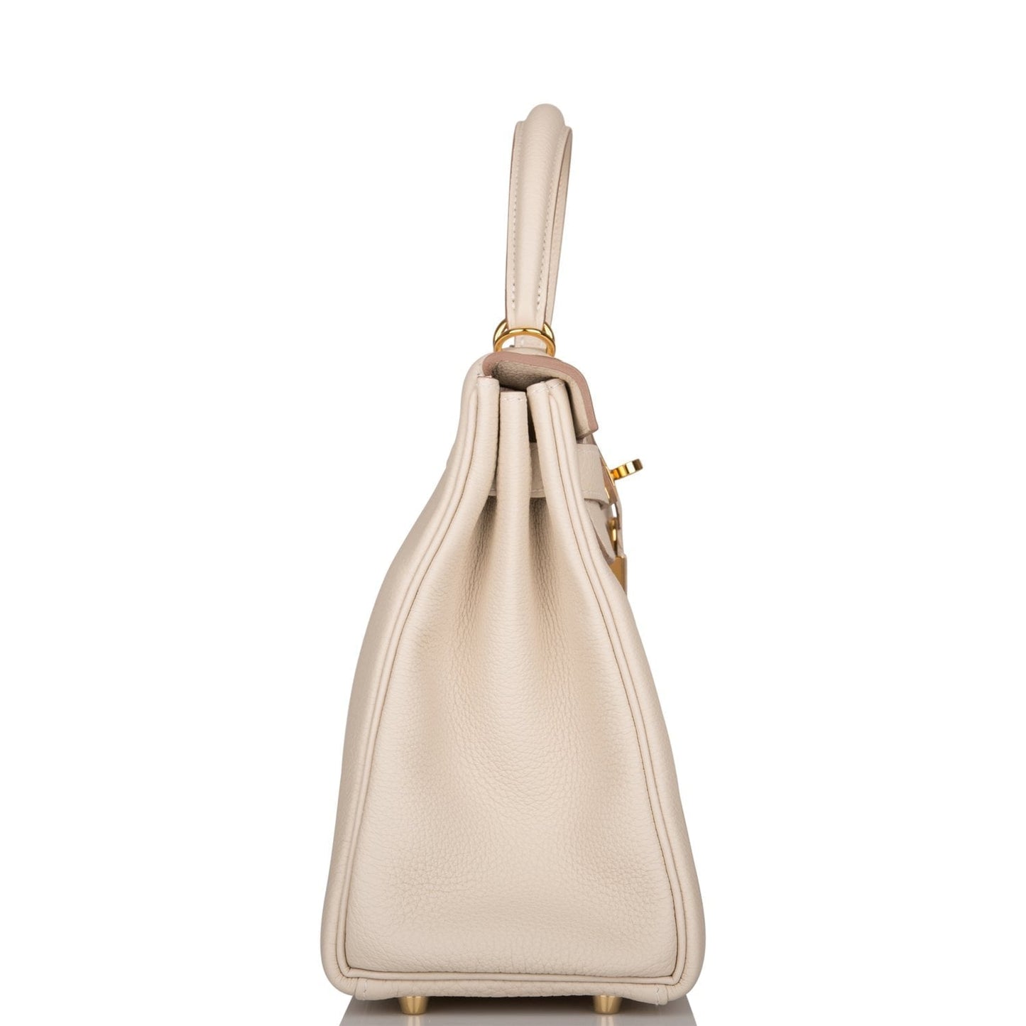 Hermes Kelly 28 Retourne Craie Togo Gold Hardware