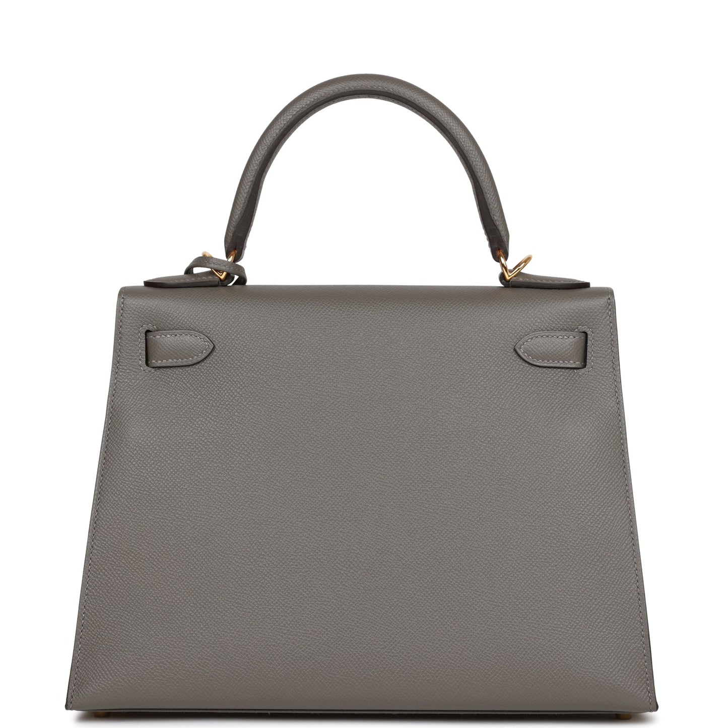 Hermes Kelly 28 Sellier Gris Meyer Epsom Gold Hardware