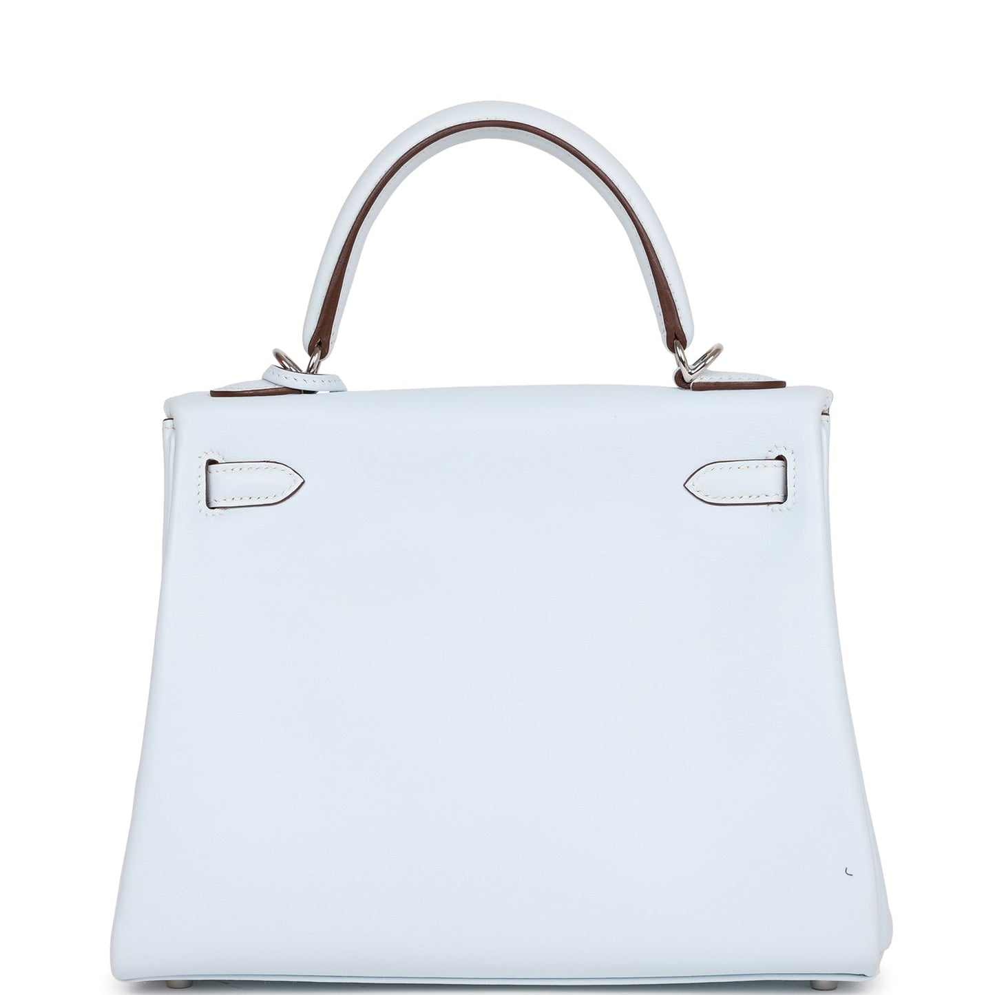 Hermes Kelly 25 Retourne Bleu Brume Swift Palladium Hardware