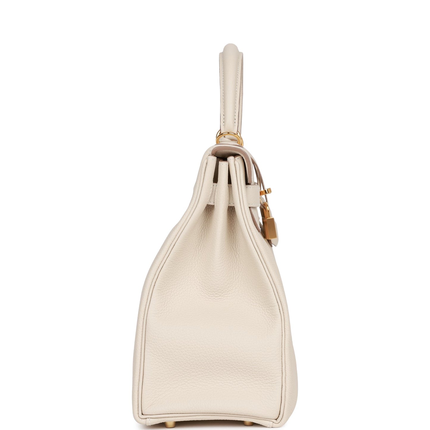 Hermes Kelly 32 Retourne Craie Togo Gold Hardware