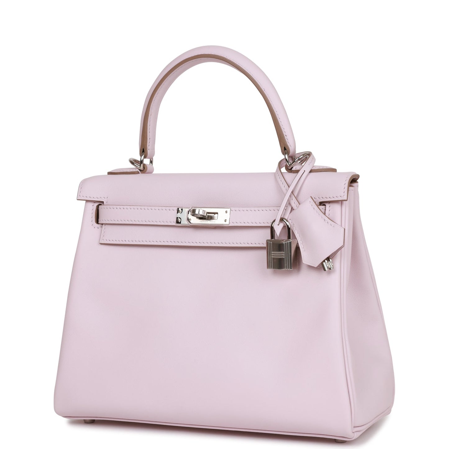 Hermes Kelly 25 Retourne Mauve Pale Swift Palladium Hardware