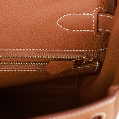 Hermes Kelly 32 Retourne Gold Togo Gold Hardware