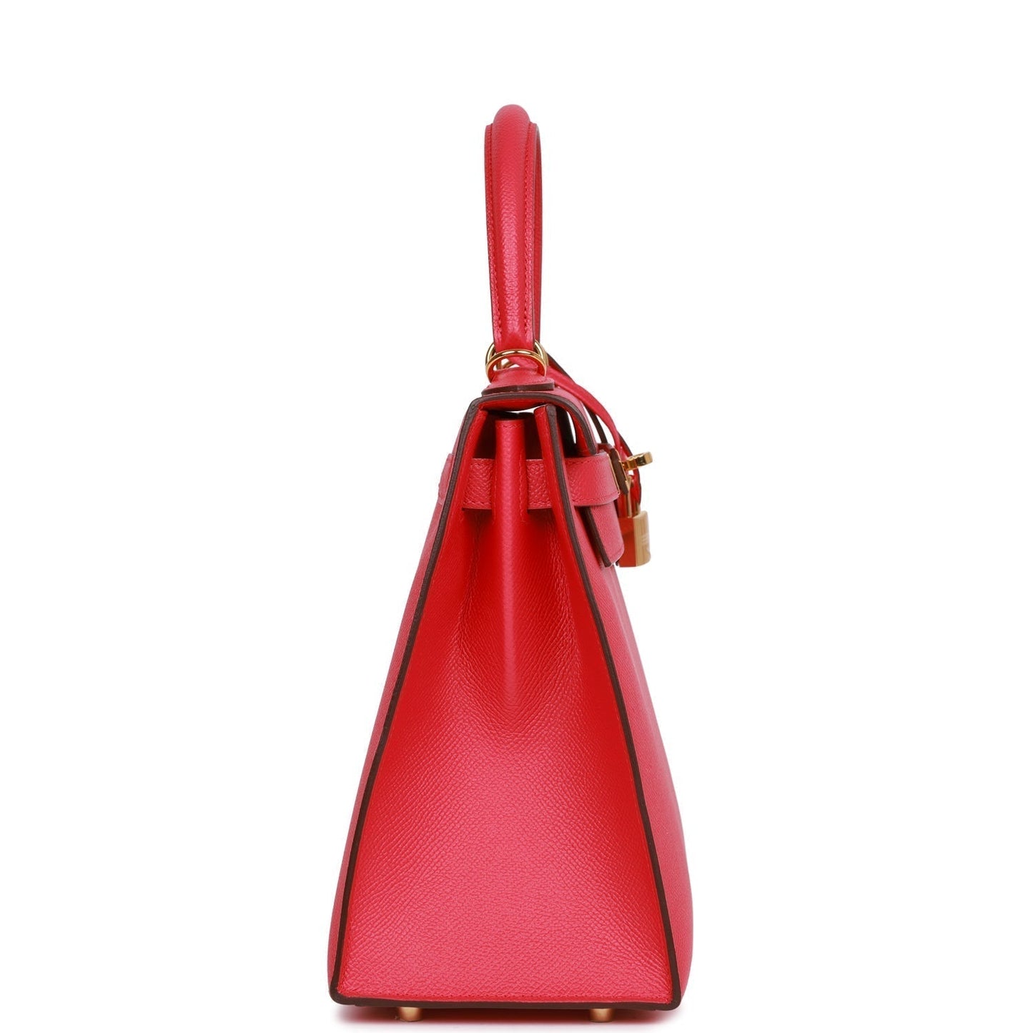 Hermes Kelly 28 Sellier Rose Extreme Epsom Gold Hardware