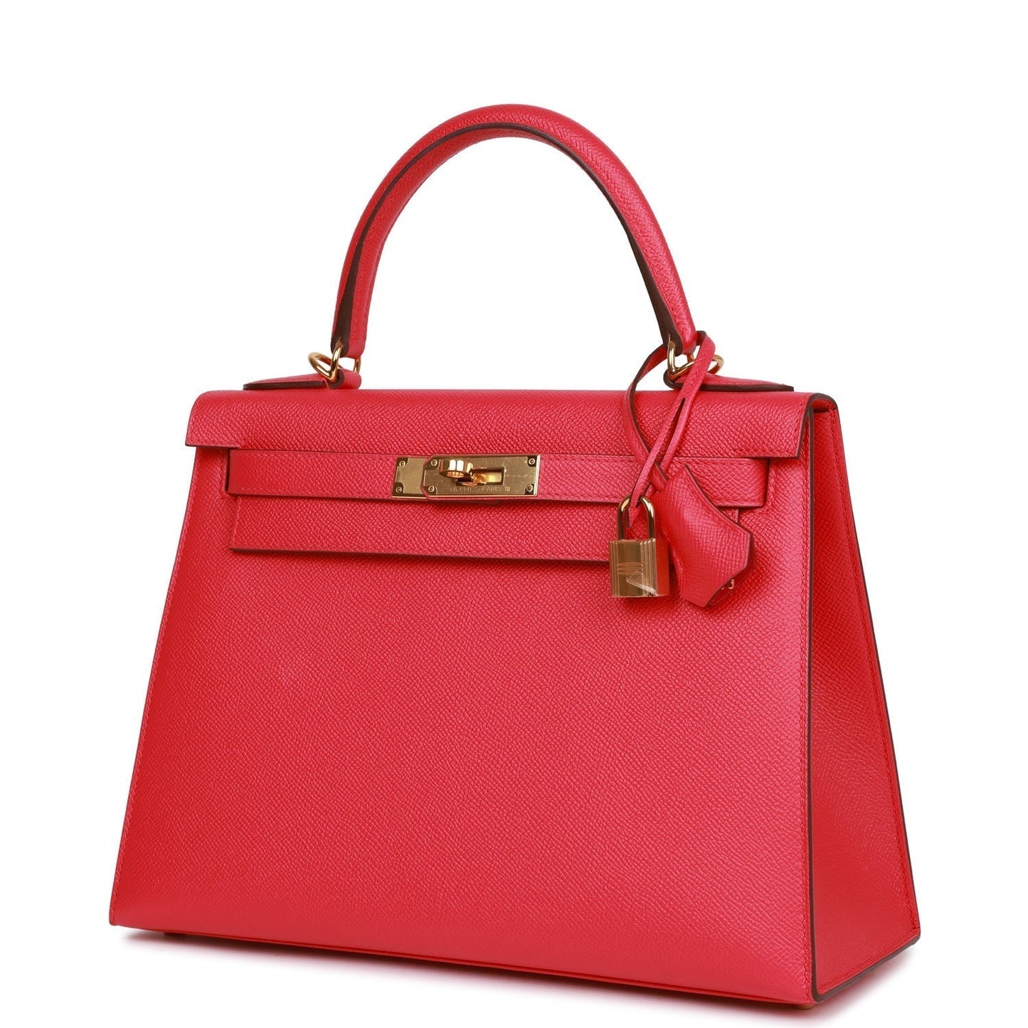 Hermes Kelly 28 Sellier Rose Extreme Epsom Gold Hardware