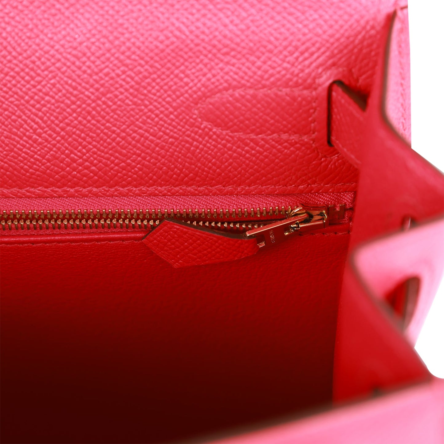 Hermes Kelly 28 Sellier Rose Extreme Epsom Gold Hardware