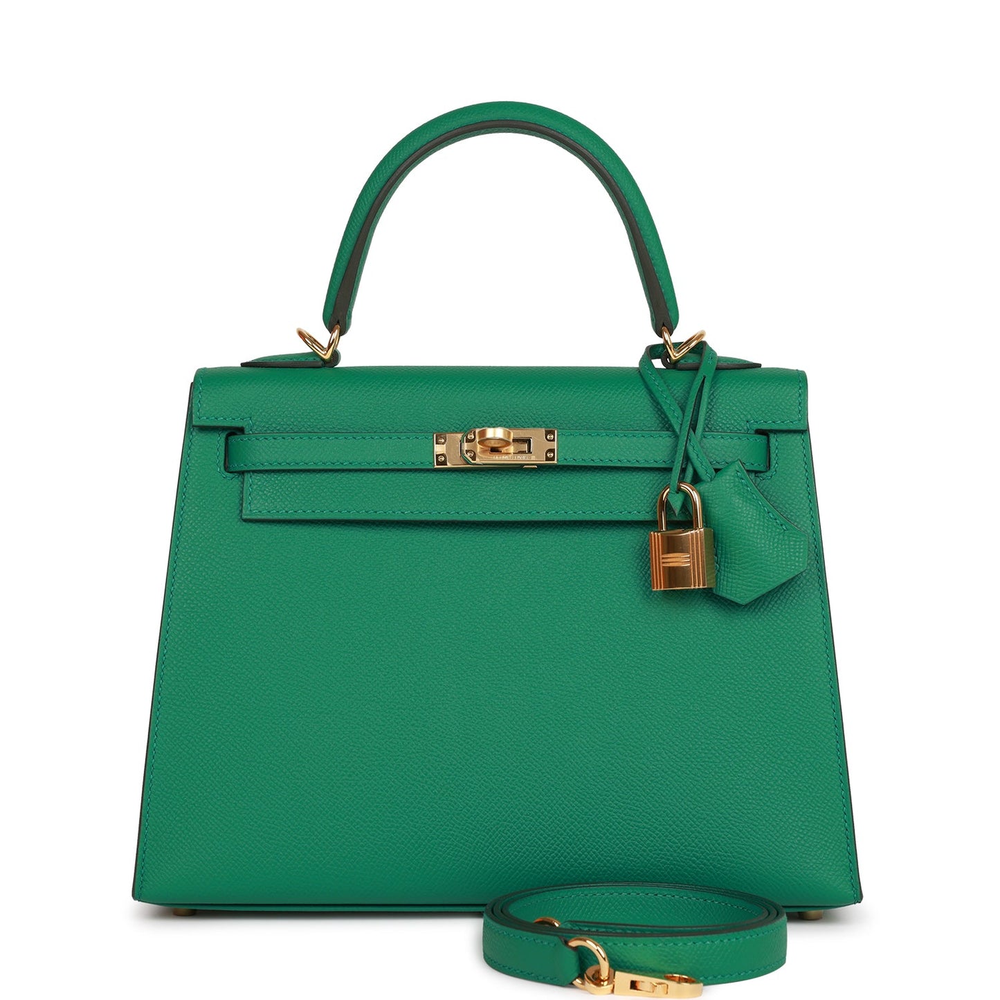Hermes Kelly 25 Sellier Vert Vertigo Epsom Gold Hardware