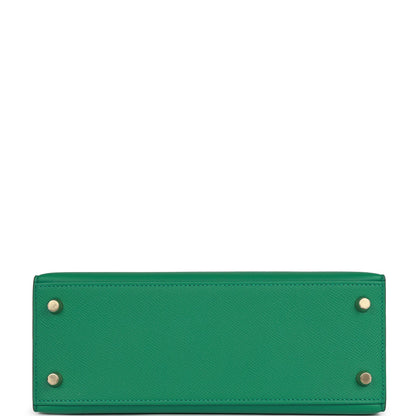 Hermes Kelly 25 Sellier Vert Vertigo Epsom Gold Hardware