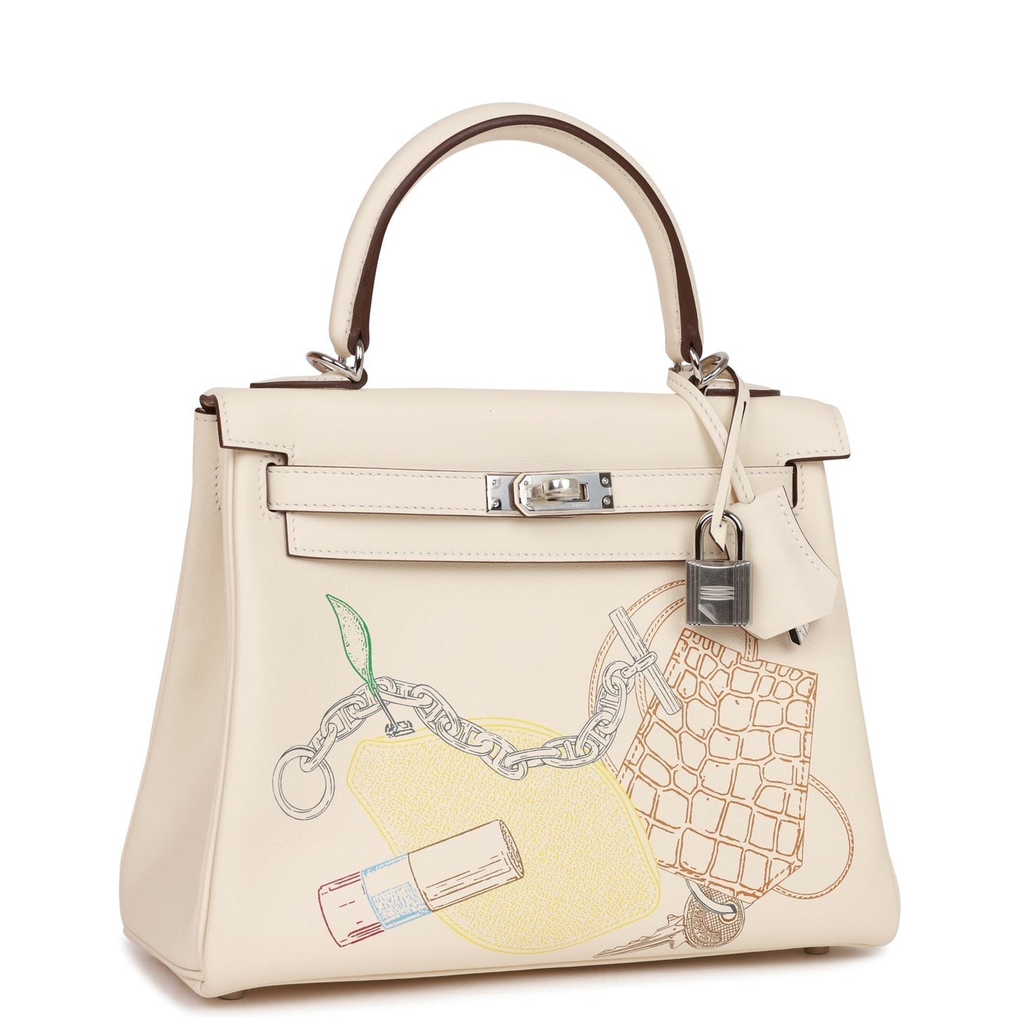 Hermes Kelly 25 Retourne In & Out Nata Swift Palladium Hardware